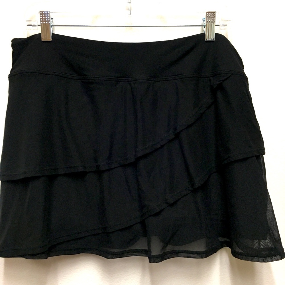 Coco Reef Swim Shorts + Skirt XL Black Beach Hawaii Vacation Travel